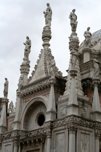 Statues Above Foscari Arch